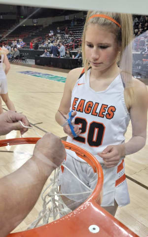 Freshman point guard Ashlyn Chase. (Photo by Justin Reed)